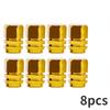 8/4PCS Car Wheel Tire Valve Caps Aluminum Alloy Car Tire Valve Tyre Caps Stem Air Cap Airtight Cover Auto Motorcycle Accessories