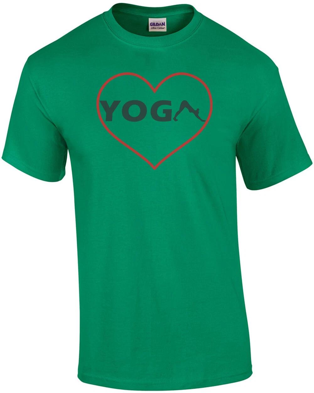 Heart Yoga - Love Yoga T-Shirt 4XL