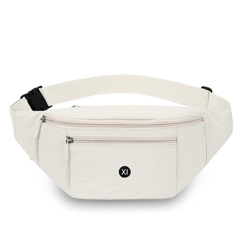Women's Large nylon Waist Bag Casual Travel Phone Belt Pouch Fanny Pack Banana Bag - Fashionable Belt Bag for Women