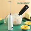 Electric Milk Frother & Egg Beater - Perfect for Whipping Cream, Baking, and Stirring!