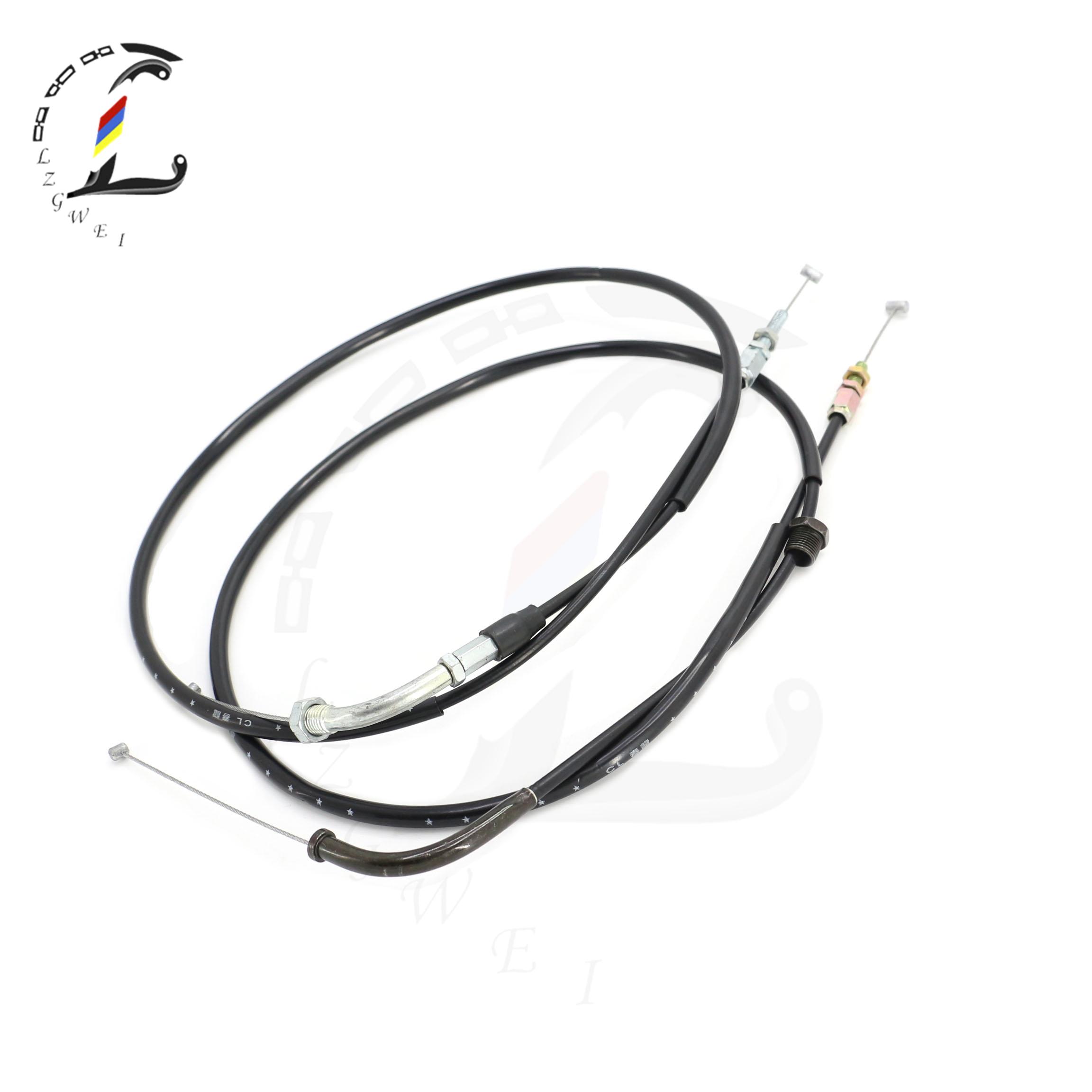 

Motorcycle Throttle Cable Motorbike Push Pull Wire Oil Return Line Accessories For Honda CB400 CB550 CB750 CB350 CL360 FT500 чёрный