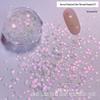Iridescent Mermaid Nail Art Glitter & Stickers: Butterfly, Star, Irregular Shapes