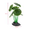 Artificial Aquarium Plants Realistic Floating Leaves Sturdy Stem, Reptile Terrariums Water Tank Decoration
