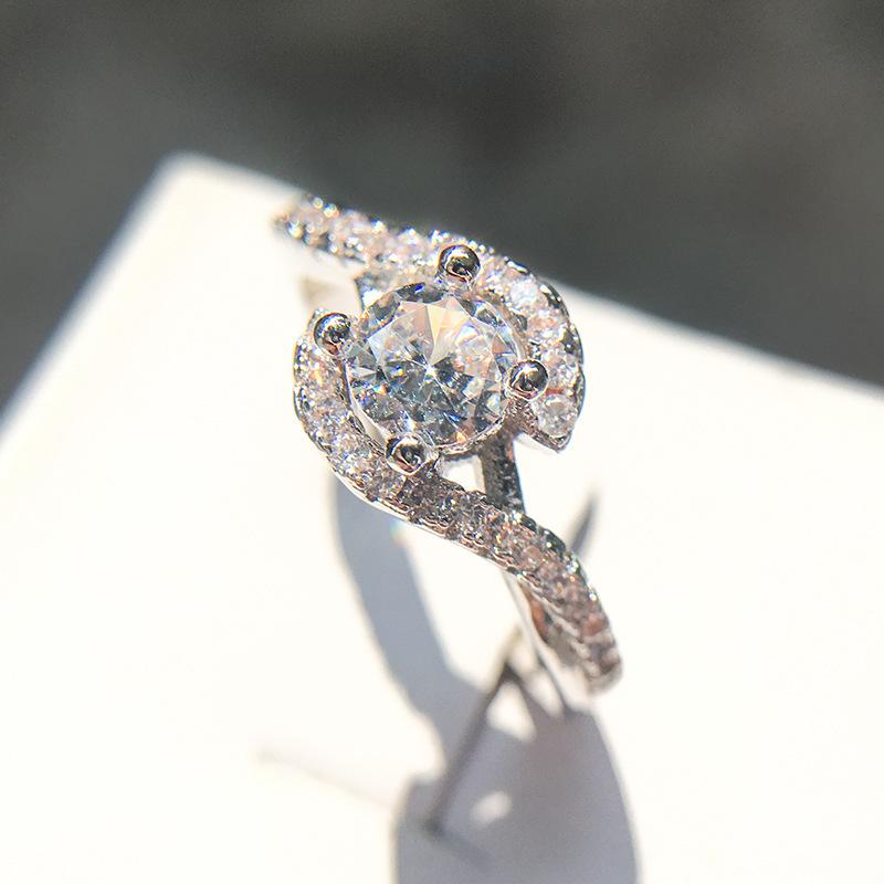 

Европейские и американские модные тренды кольцо с цирконием женское украшение на руку No. 10