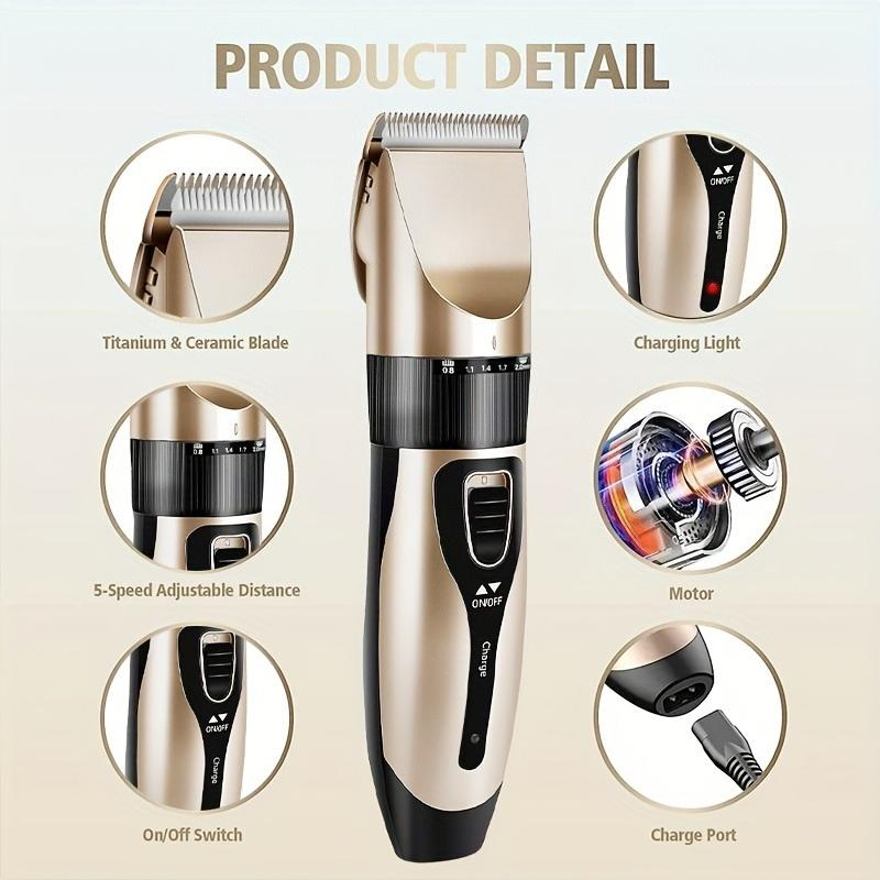 Pet Hair Clipper Haircut Trimmer Shaver Set For Rabbit Dog Cat Puppy Grooming Clipper Cutter Pet Supplies Electric Scissors