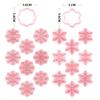 9Pcs Snowflake Shape Biscuit Mold Christmas Cookie Cutter Molds Embossers Icing Cookie Pastry Mould Household Baking Tools
