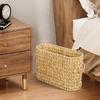 Cesto Portaoggetti Moderno Semplice in Rattan con Coperchio per Organizzazione del Soggiorno