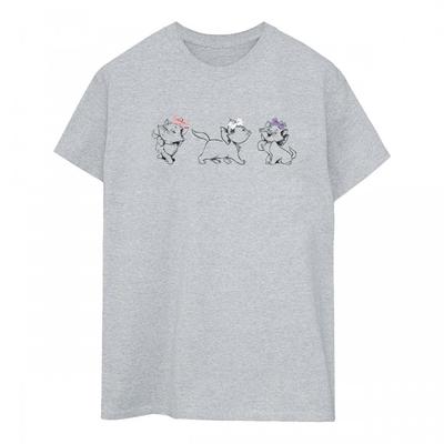 Damski/Damski T-shirt Boyfriend z kokardą Marie
