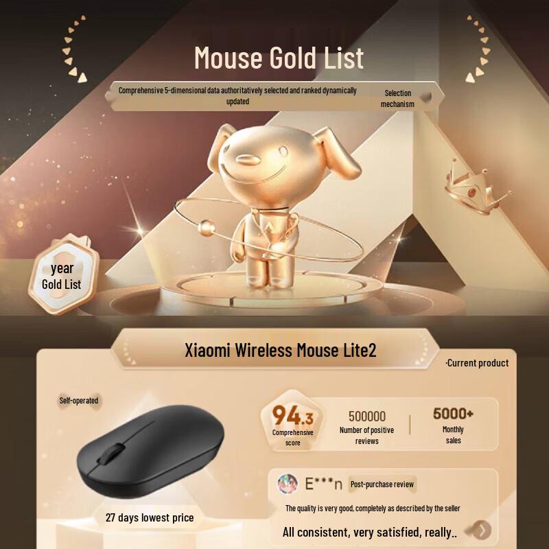 Xiaomi MI Wireless Mouse Lite 2