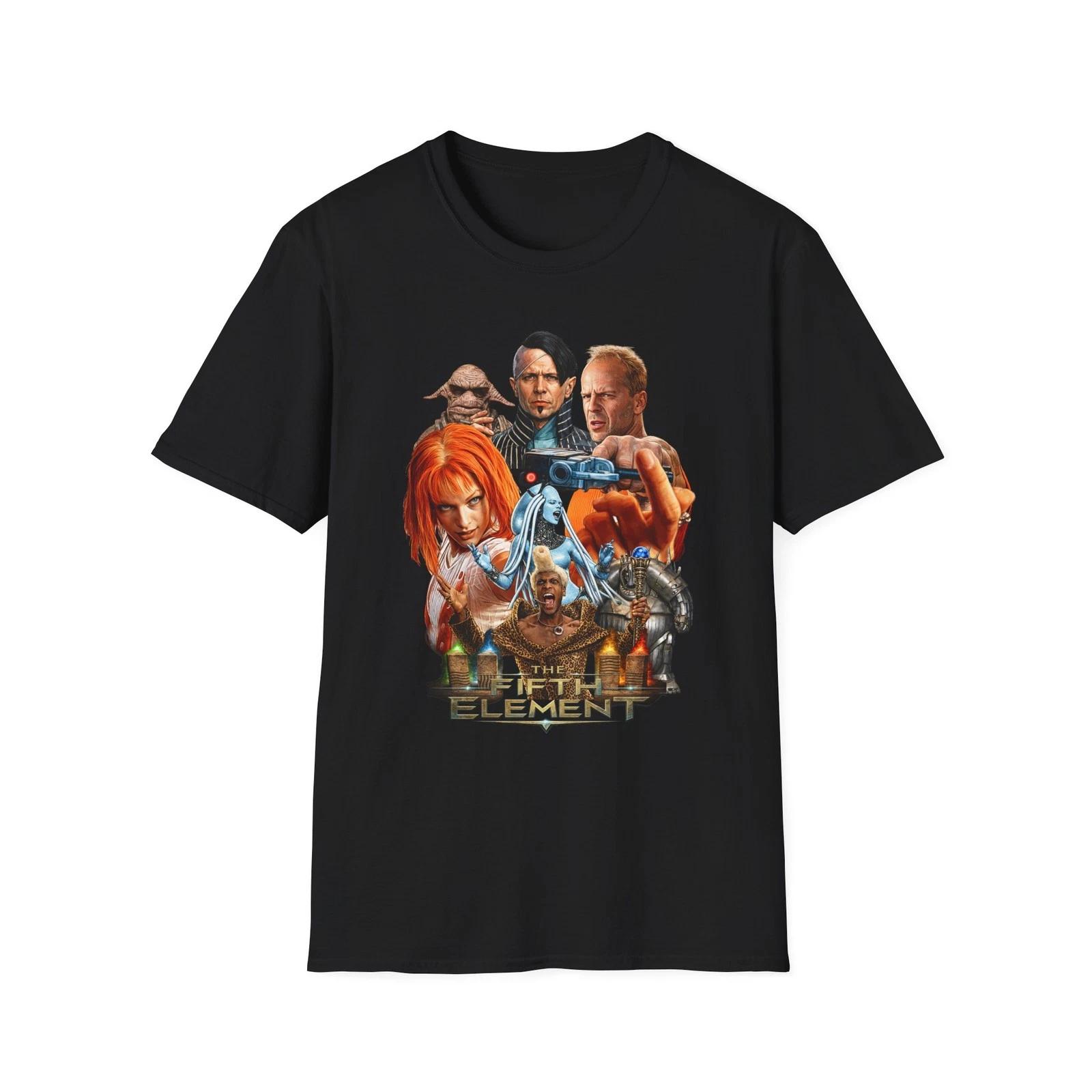 Fifth Element  T-Shirt | Sci‑Fi Movie Character Art XXXL