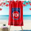 Custom Name Fc Heidenheim Print Beach Towel, Large Soft Quick Dry Towel for Beach Camping Swimming