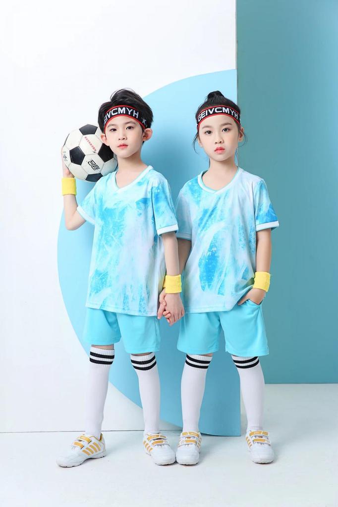 Football Suit Men'S And Women'S College Students Short-Sleeved Sports Adult Children'S Quick-Drying Training Suit Competition Jersey Summer 701