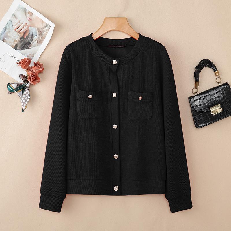 ZANZEA Women Casual Round Neck Loose Long Sleeve Thin Cardigan Blouse