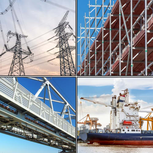 Yanuki 4-Piece Aluminum Plate, 300x200x2mm, 2mm Aluminum Plate, A6061