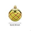 16 Christmas Tree Baubles, Small Ornaments, Decorative Balls for The Holidays,
