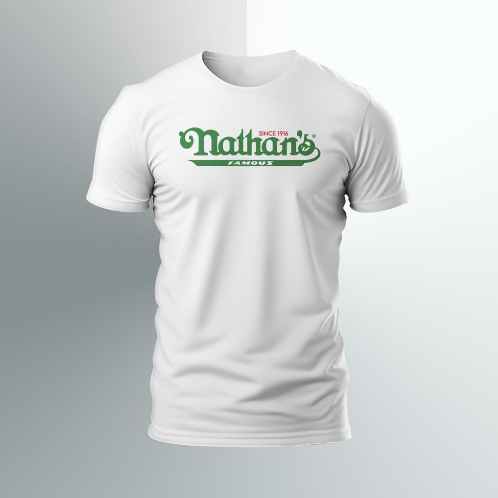 Nathan s Famous Hot Do Logo funny t-shirt Size S-5XL USA BEST Unisex T-Shirt M