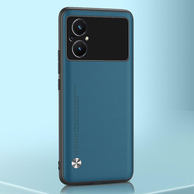 Luxury PU Leather Case For Xiaomi Poco M5 S M5S Back Cover Matte Silicone Protection Phone Case For Poco M3 M4 Pro 4G 5G Coque