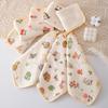 Cotton Washcloth Baby Square Face Towel for Delicate Skin Absorbent Newborns Bib Burping Cloth Hands Cleaning Towel