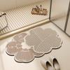 Light Luxury Soft Diatom Mud Floor Mat, Bathroom Floor Mat Can Be Cut, Water Absorption And Quick Drying, Non-Slip Mat At The Door Of The Bathroom