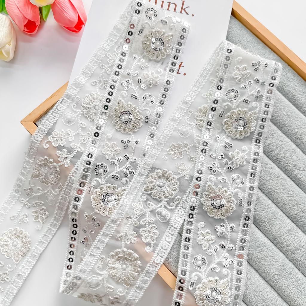 Eugen Yarn Solid Color Computer Machine Embroidery Beads Barcode Window Accessories Clothing Accessories Lace Accessories