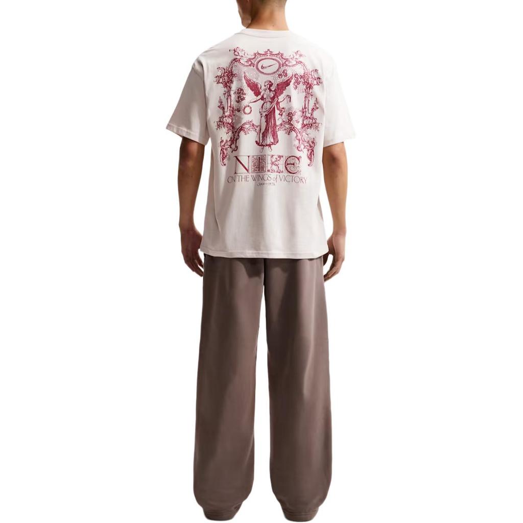 Nike Max90 T-Shirts Herren Hell-Holzbraun Rundhalsausschnitt Moderat HV0168-104