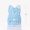 Cute Cat Hair-drying Towel Bath Cap Strong Absorbing Drying Long Soft Special Dry Hair Cap Towel with Coral Velvet