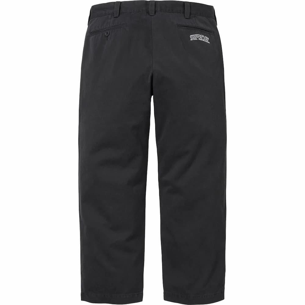 Supreme Calça Chino (26SS) Preto