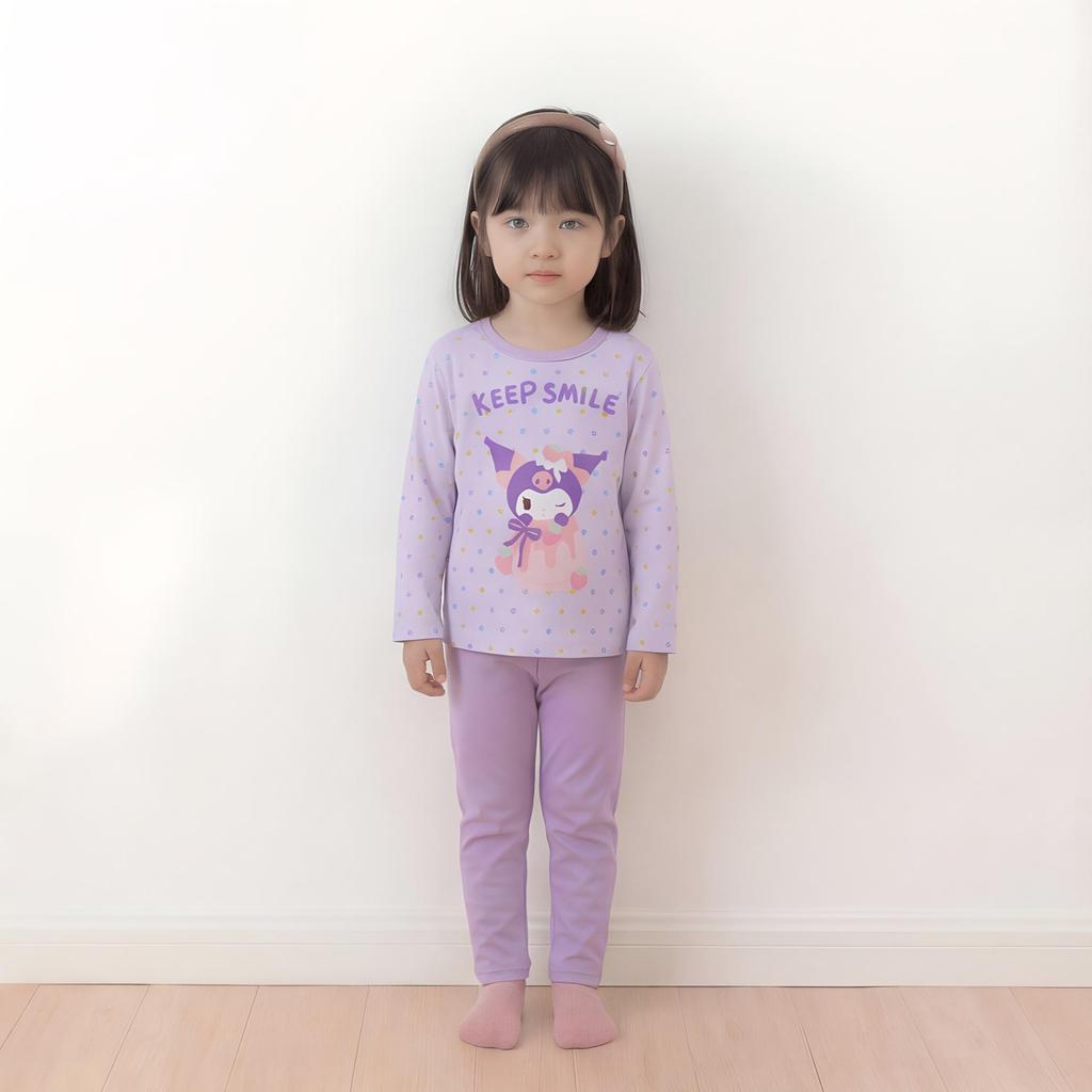 Cute Candy-Colored Kids' Fleece Pajama Set - Long Sleeve Autumn Wear for Boys & Girls
