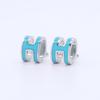 2026 Temperament Generous Earrings, Three-dimensional Color Dropper Earrings, Compact Commuting Earrings Accessories