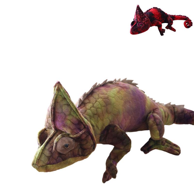 Stuffed Chameleon Lizard Plush Toy Simulation Animal Creativity Birthday Gift