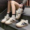 Casual style platform white shoes women's spring 2025 new sports board shoes popular fried street German training shoes ins tide