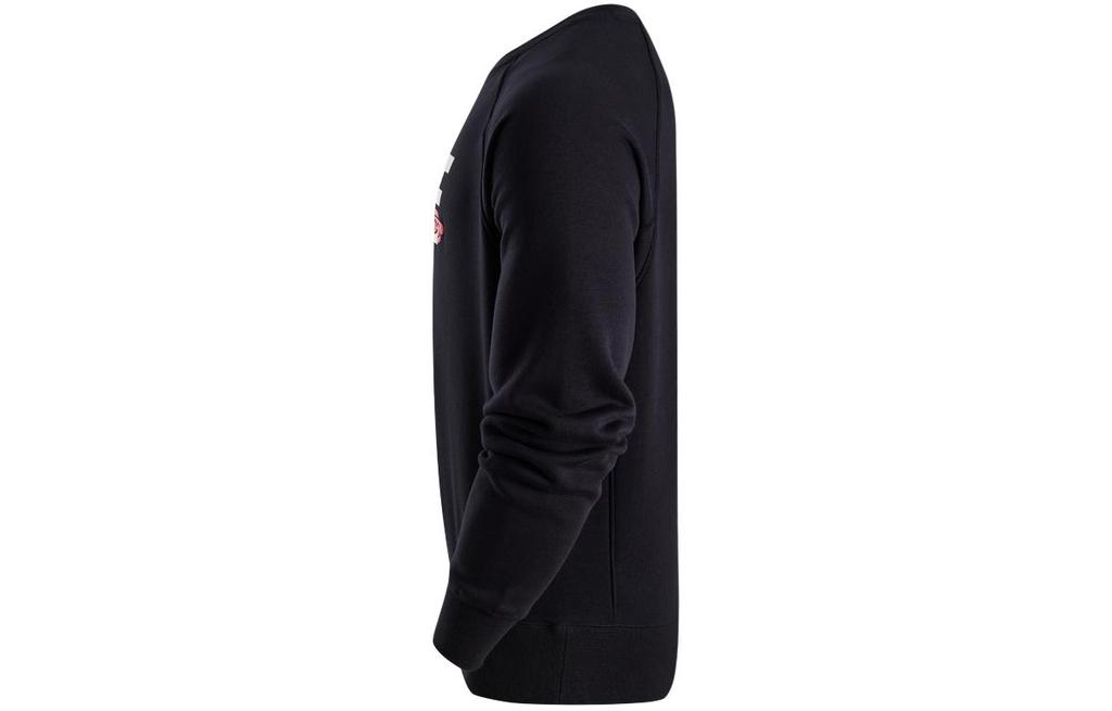 Men's Sweatshirt Nike Dragon Soaring New Year Collection Logo Fleece Lined Crew Neck Sweatshirt Men's Black