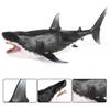 Plastic Big Shark Fish Model Wild Ocean Animal Statue  For Kids Children Birthday Gifts