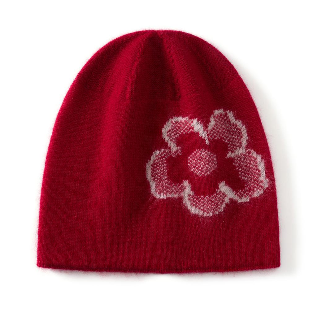 Autumn and Winter New Cashmere Retro Warm Jacquard Knitted Hat Men's and Women's Warm Versatile Headgear