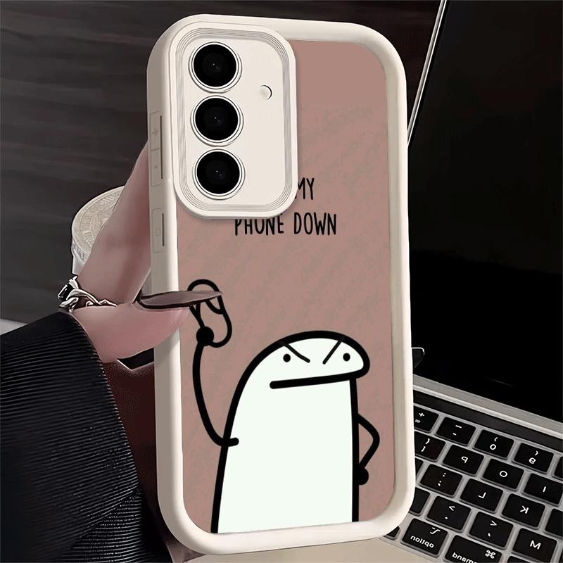 Phone Case for Samsung Galaxy S26 S25 Ultra S24 FE Funny Dont Touch My CallPhone Shell S23 Plus S22 + S21 S20 5G Soft Silicone F