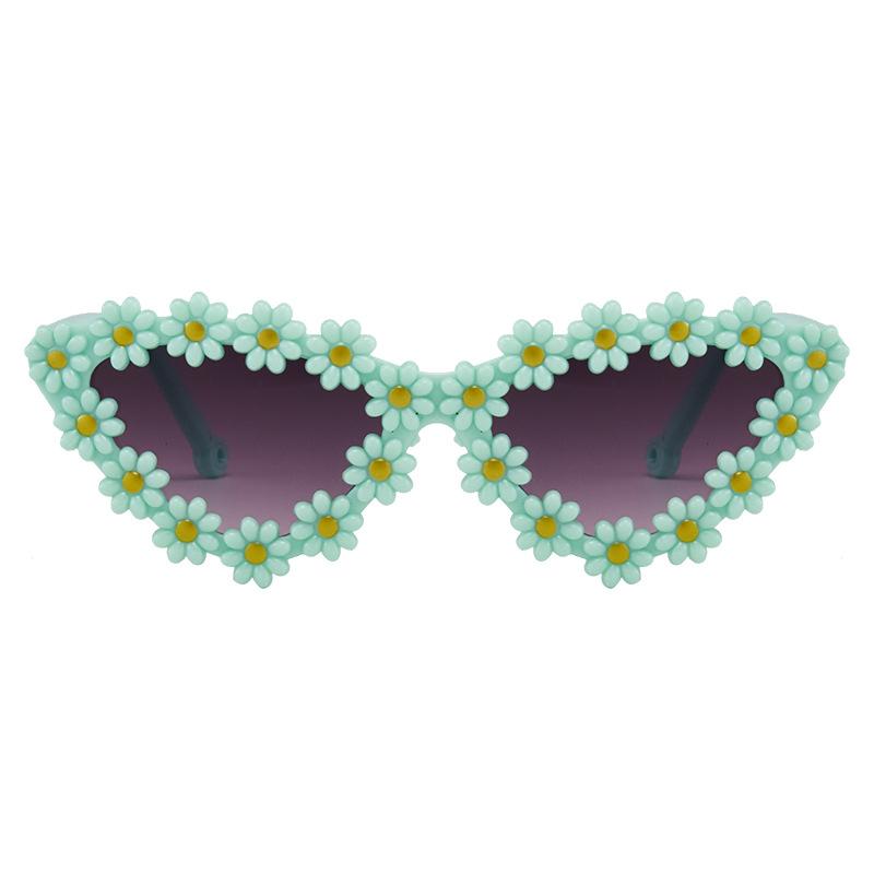 Neue Cat-Eye-Blütenblattbrille Kinder-Sonnenbrille Herren- und Damen-Gleiche Sonnenbrille Modetrend Ins-Brille