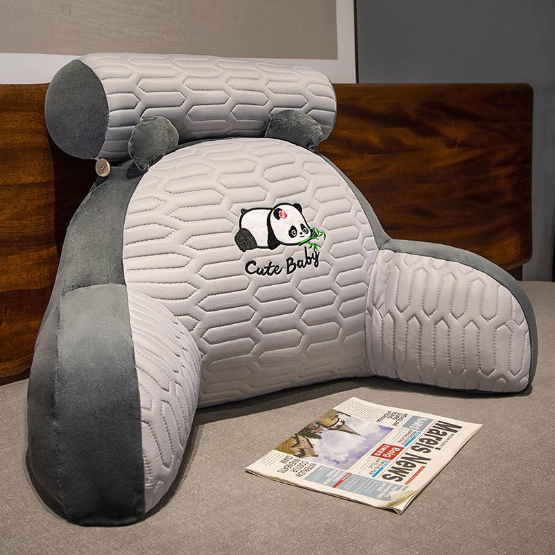 

Поясничная подушка для кровати, латексная подушка-подушка из ледяного шелка, студенческое общежитие, кровать для чтения в сидячем положении, диван, удобная спинка 65X40cm