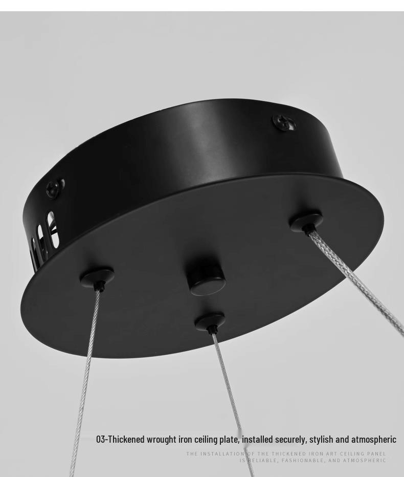 Nordic Minimalist Chandelier: Modern Glass Light for Living Room, Bedroom, Study, or Restaurant