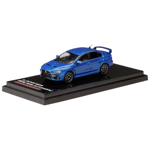 

HJ64 1/64 Mitsubishi Lancer Evolution X FINAL EDITION with Engine Display Model, Lightning Blue Mica, Finished