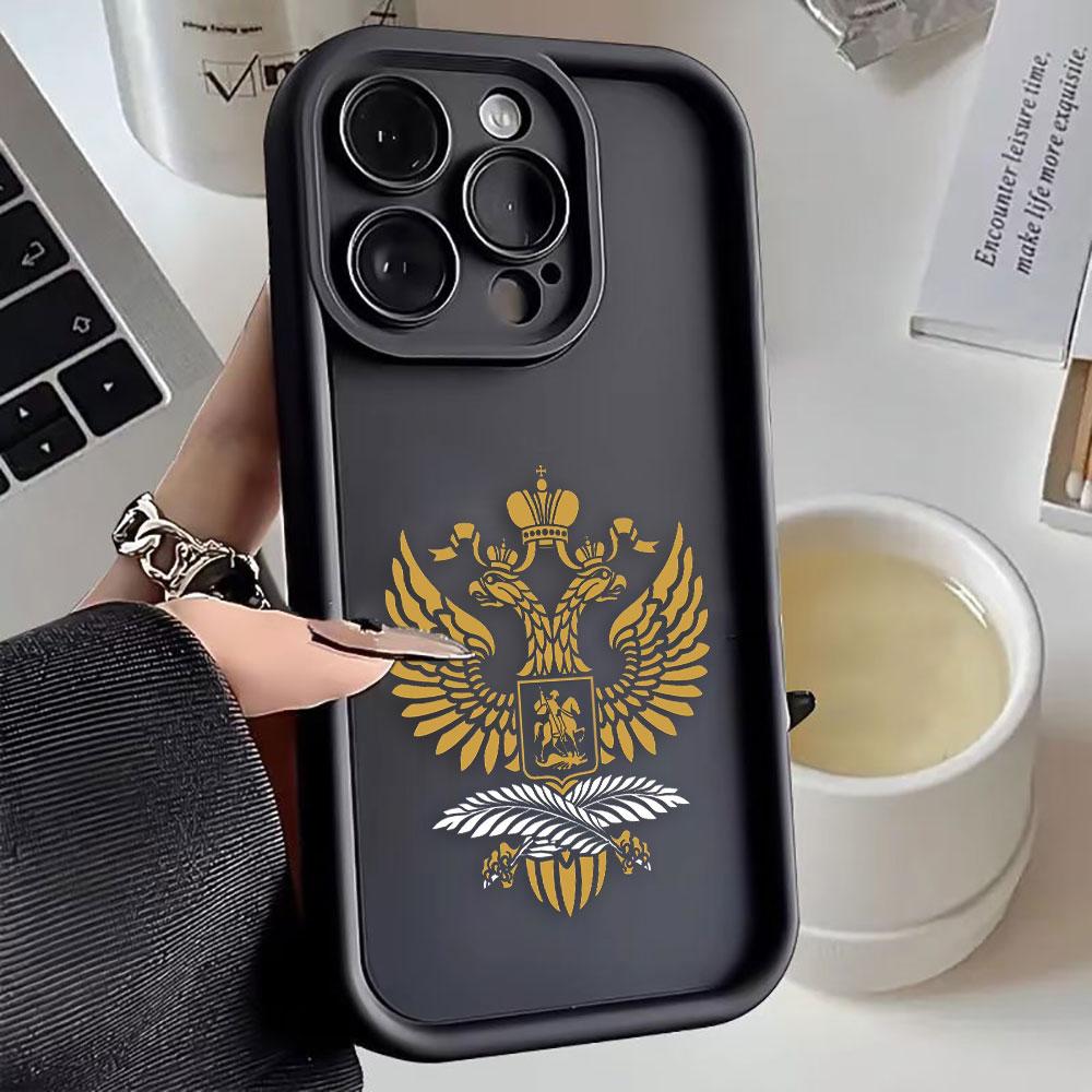 Russian Emblem Flags Phone Case For HONOR X9D X9B X9A X8C X8B X8A X8 X7A X6A X7 X9 MAGIC 5 6 7 8 Y9 DIY Shell Funda Case Cover