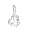 New 925 Silver Mother's Day Themed Love Family Crown Pendant Beads fit Original Bracelets Necklaces DIY Jewelry Gifts