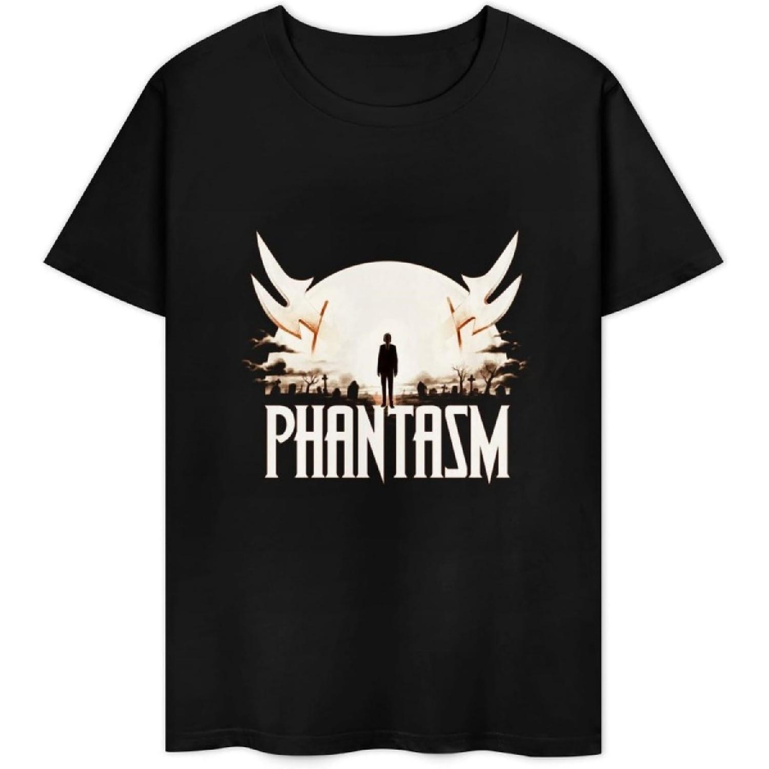 DRTYaqeTV Phantasm 1978 Red T Shirt Vintage Horror Movie Retro Style Graphic Tee Shirt Red Red S S чёрный