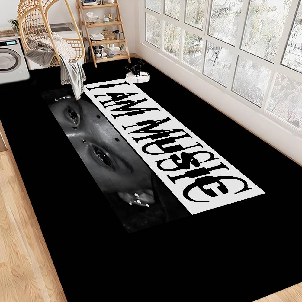 O-Opium Rap Playboi Carti Hallway Carpet Retro Multiple Choice Living Room Kitchen Rug Non-Slip Welcome Rug