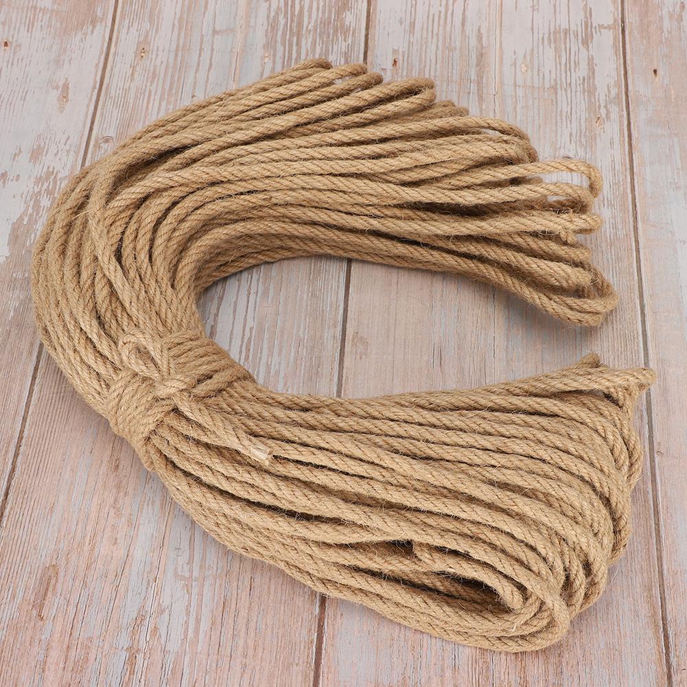 Durable Sisal Rope for Cat Tree DIY Scratching Toys Scratch Board Pet Cat Supplies6mm 50m