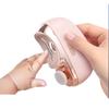 Electric Nail Clipper Cutter with LED Light 2 IN 1 Automatic Nail Grinder Trimmer for Baby Adult Mini Manicure Tools Nail Care