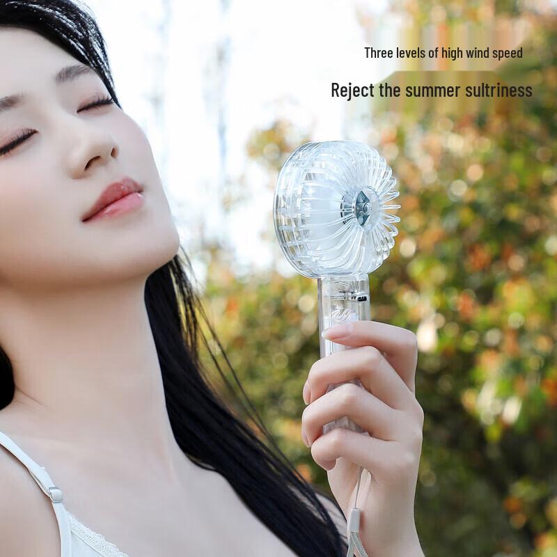 Mini Portable Ice Compress Handheld Fan