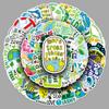 50 Eco-Friendly Slogan Stickers - Green Series for Creative Helmet & Luggage Decoration