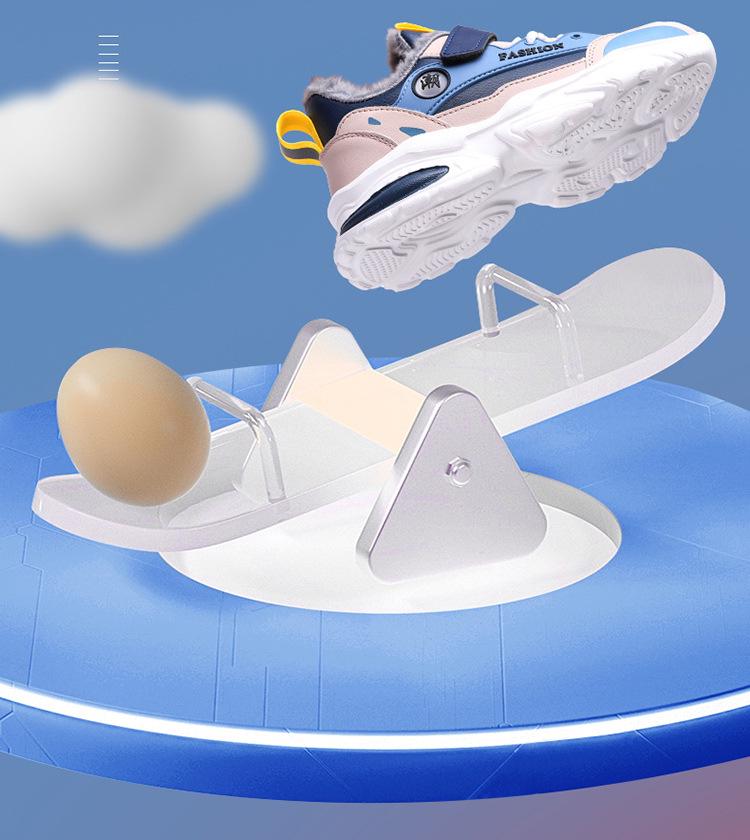 2025 Winter Boys' Basketball Shoes: Comfortable, Thick-Soled, Outdoor Sports Shoes