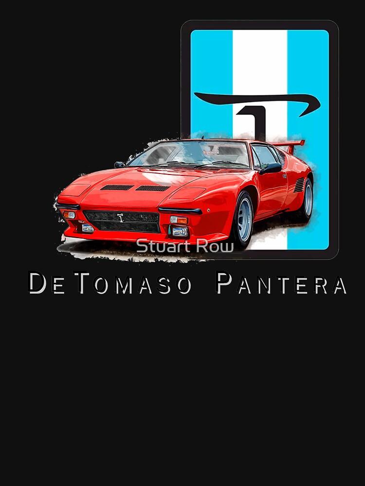 Pantera Red De Tomaso Pantera Classic Unisex T-Shirt