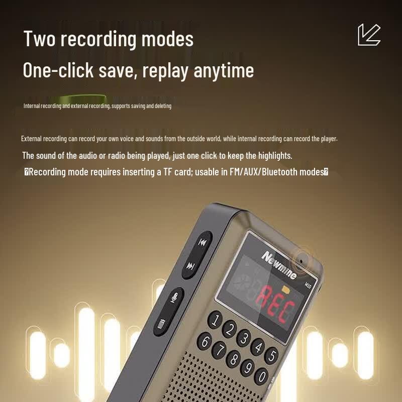 Newsmy Wireless Bluetooth Speaker MP3 Player with Radio (CN version)